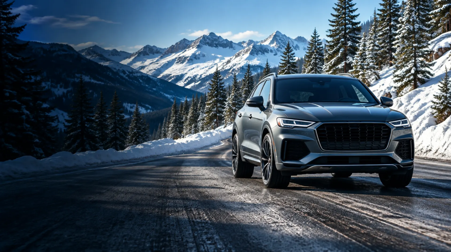 A new vehicle representing the Audi lineup