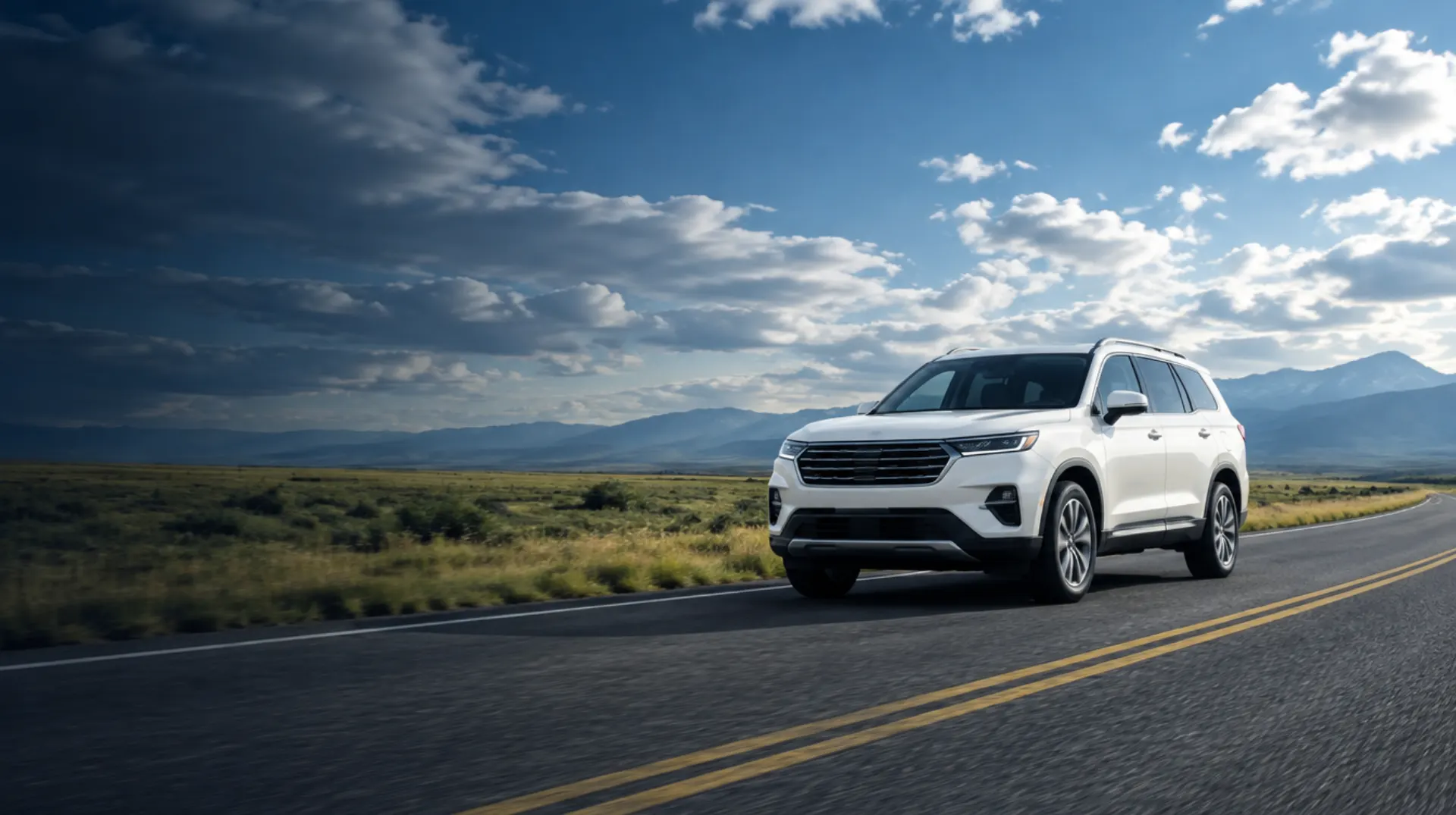 A new vehicle representing the Mitsubishi lineup